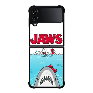 JAWS SHARK HELLO KITTY Samsung Galaxy Z FLip4 5G Case Cover
