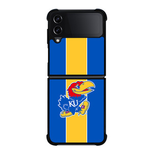 KANSAS JAYHAWKS STRIPS Samsung Galaxy Z FLip4 5G Case Cover