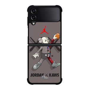 KAWS AIR JORDAN GREY Samsung Galaxy Z FLip4 5G Case Cover KAWS AIR JORDAN GREY Samsung Galaxy Z FLip4 5G Case Cover