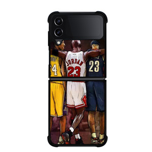 KOBE BRYANT MICHAEL JORDAN LEBRON JAMES Samsung Galaxy Z FLip4 5G Case Cover