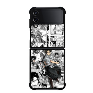 LEVI ACKERMAN ATTACK ON TITAN MANGA CARTOON Samsung Galaxy Z FLip4 5G Case Cover