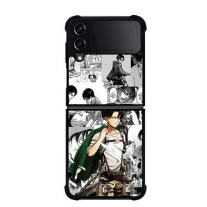 LEVI ACKERMAN CARTOON MANGA ATTACK ON TITAN Samsung Galaxy Z FLip4 5G Case Cover