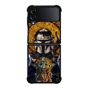 MANDALORIAN AND BABY YODA STAR WARS ART Samsung Galaxy Z FLip4 5G Case Cover