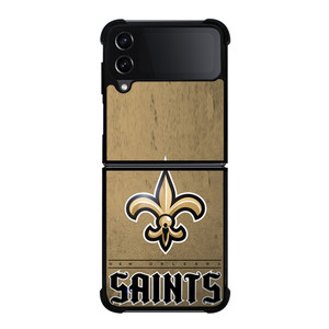NEW ORLEANS SAINTS LOGO AND BACKGROUND Samsung Galaxy Z FLip4 5G Case Cover