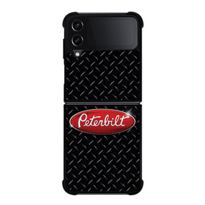 PETERBILT TRUCK PLATE BLACK Samsung Galaxy Z FLip4 5G Case Cover