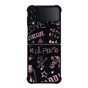 PINK BLACK Samsung Galaxy Z FLip4 5G Case Cover