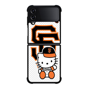 SAN FRANCISCO GIANTS MLB HELLO KITTY Samsung Galaxy Z FLip4 5G Case Cover