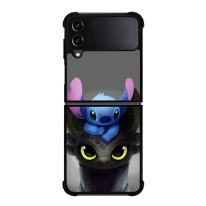 STITCH AND TOOTHLESS DRAGON Samsung Galaxy Z FLip4 5G Case Cover