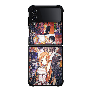 SWORD ART ONLINE KIRITO AND ASUNA LOVE Samsung Galaxy Z FLip4 5G Case Cover