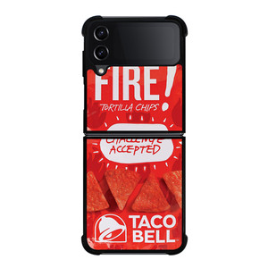 TACO BELL FIRE Samsung Galaxy Z FLip4 5G Case Cover TACO BELL FIRE Samsung Galaxy Z FLip4 5G Case Cover