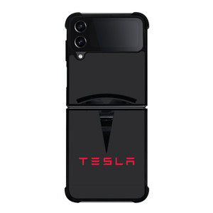 TESLA MOTORS BLACK ICON Samsung Galaxy Z FLip4 5G Case Cover TESLA MOTORS BLACK ICON Samsung Galaxy Z FLip4 5G Case Cover