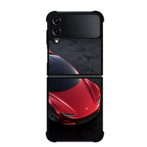 TESLA RED ELECTRIC CAR Samsung Galaxy Z FLip4 5G Case Cover