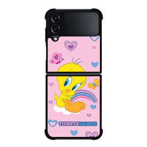 TWEETY BIRD TWEETYLICIOUS Samsung Galaxy Z FLip4 5G Case Cover TWEETY BIRD TWEETYLICIOUS Samsung Galaxy Z FLip4 5G Case Cover