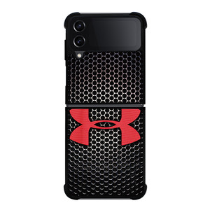 UNDER ARMOUR BLACK SYMBOL RED Samsung Galaxy Z FLip4 5G Case Cover