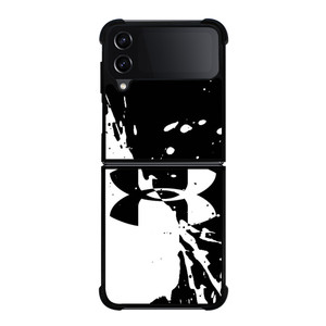 UNDER ARMOUR BLACK WHITE Samsung Galaxy Z FLip4 5G Case Cover