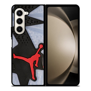 AIR JORDAN BLACK RED SOLE Samsung Galaxy Z Fold 5 Case Cover