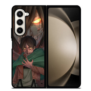 ATTACK ON TITAN EREN YEAGER ANIME MANGA Samsung Galaxy Z Fold 5 Case Cover