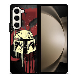 BOBA FETT HELMET STAR WARS ART Samsung Galaxy Z Fold 5 Case Cover BOBA FETT HELMET STAR WARS ART Samsung Galaxy Z Fold 5 Case Cover