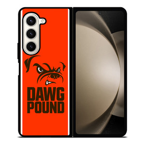 CLEVELAND BROWNS DAWG POUND LOGO Samsung Galaxy Z Fold 5 Case Cover