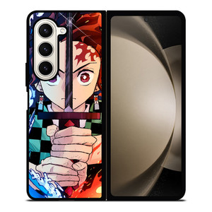 DEMON SLAYER TANJIRO SWORD ANIME Samsung Galaxy Z Fold 5 Case Cover DEMON SLAYER TANJIRO SWORD ANIME Samsung Galaxy Z Fold 5 Case Cover