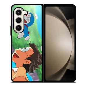 DORAEMON AND NOBITA FLY Samsung Galaxy Z Fold 5 Case Cover