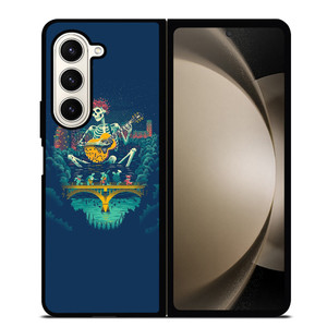 GRATEFUL DEAD SKULL GUITAR Samsung Galaxy Z Fold 5 Case Cover