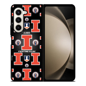 ILLINOIS FIGHTING ILLINI LOGO Samsung Galaxy Z Fold 5 Case Cover