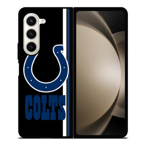 INDIANAPOLIS COLTS STRIPS LOGO NFL FOOTBALL Samsung Galaxy Z Fold 5 Case Cover