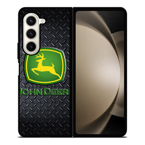 JOHN DEERE METAL EMBLEM Samsung Galaxy Z Fold 5 Case Cover