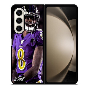 LAMAR JACKSON BALTIMORE RAVENS SIGNATURE Samsung Galaxy Z Fold 5 Case Cover LAMAR JACKSON BALTIMORE RAVENS SIGNATURE Samsung Galaxy Z Fold 5 Case Cover