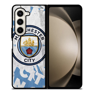 MANCHESTER CITY FOOTBALL ART LOGO Samsung Galaxy Z Fold 5 Case Cover