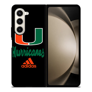 MIAMI HURRICANES ADIDAS Samsung Galaxy Z Fold 5 Case Cover