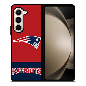 NEW ENGLAND PATRIOTS STRIPS FOOTBALL LOGO Samsung Galaxy Z Fold 5 Case Cover
