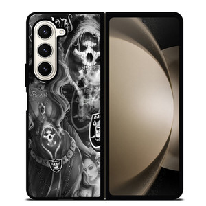 OAKLAND RAIDERS FOOTBALL HAUNTED Samsung Galaxy Z Fold 5 Case Cover OAKLAND RAIDERS FOOTBALL HAUNTED Samsung Galaxy Z Fold 5 Case Cover