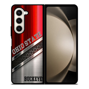 OHIO STATE BUCKEYES LOGO FOOTBALL TEAM Samsung Galaxy Z Fold 5 Case Cover