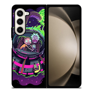RICK AND MORTY UFO ART Samsung Galaxy Z Fold 5 Case Cover