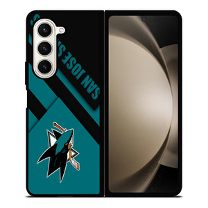 SAN JOSE SHARKS LOGO NHL Samsung Galaxy Z Fold 5 Case Cover SAN JOSE SHARKS LOGO NHL Samsung Galaxy Z Fold 5 Case Cover