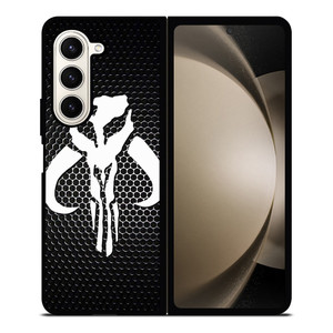 STAR WARS MANDALORIAN LOGO CARBON Samsung Galaxy Z Fold 5 Case Cover STAR WARS MANDALORIAN LOGO CARBON Samsung Galaxy Z Fold 5 Case Cover