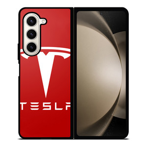 TESLA MOTORS RED LOGO Samsung Galaxy Z Fold 5 Case Cover TESLA MOTORS RED LOGO Samsung Galaxy Z Fold 5 Case Cover