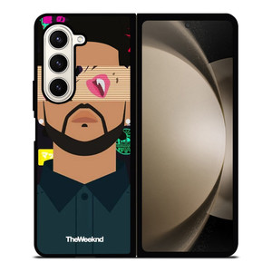 THE WEEKND XO CARTOON Samsung Galaxy Z Fold 5 Case Cover THE WEEKND XO CARTOON Samsung Galaxy Z Fold 5 Case Cover
