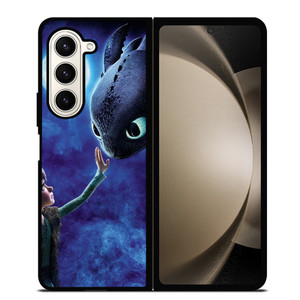 TOOTHLESS DRAGON AND HICCUP Samsung Galaxy Z Fold 5 Case Cover TOOTHLESS DRAGON AND HICCUP Samsung Galaxy Z Fold 5 Case Cover