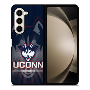 UCONN HUSKIES CONNECTICUT UNIVERSITY BASKETBALL Samsung Galaxy Z Fold 5 Case Cover