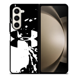 UNDER ARMOUR BLACK WHITE Samsung Galaxy Z Fold 5 Case Cover UNDER ARMOUR BLACK WHITE Samsung Galaxy Z Fold 5 Case Cover