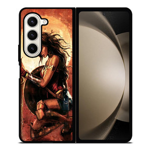 WONDER WOMAN SUPER HERO DC ART Samsung Galaxy Z Fold 5 Case Cover WONDER WOMAN SUPER HERO DC ART Samsung Galaxy Z Fold 5 Case Cover