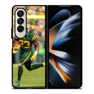 AARON JONES GREEN BAY PACKERS Samsung Galaxy Z Fold 4 Case Cover