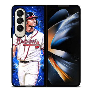 ACUNA JR ATLANTA BRAVES ART MLB Samsung Galaxy Z Fold 4 Case Cover