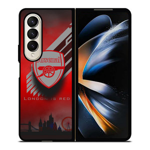 ARSENAL FC STRIPS Samsung Galaxy Z Fold 4 Case Cover ARSENAL FC STRIPS Samsung Galaxy Z Fold 4 Case Cover