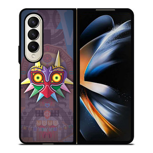 ART MAJORA'S MASK THE LEGEND OF ZELDA Samsung Galaxy Z Fold 4 Case Cover