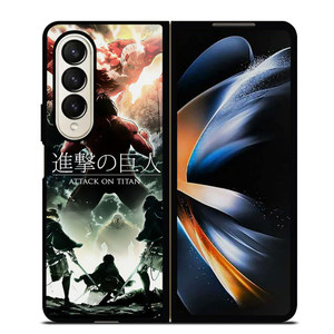 ATTACK ON TITAN ALL CHARACTER FINAL Samsung Galaxy Z Fold 4 Case Cover ATTACK ON TITAN ALL CHARACTER FINAL Samsung Galaxy Z Fold 4 Case Cover