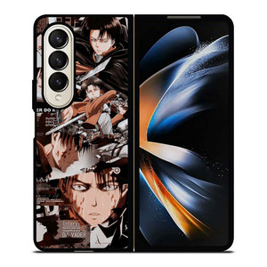 ATTACK ON TITAN SKETCH ANIME MANGA Samsung Galaxy Z Fold 4 Case Cover ATTACK ON TITAN SKETCH ANIME MANGA Samsung Galaxy Z Fold 4 Case Cover